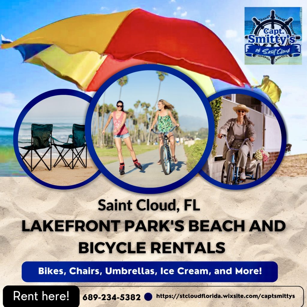 Bike Rentals at Saint Cloud Beach, Florida